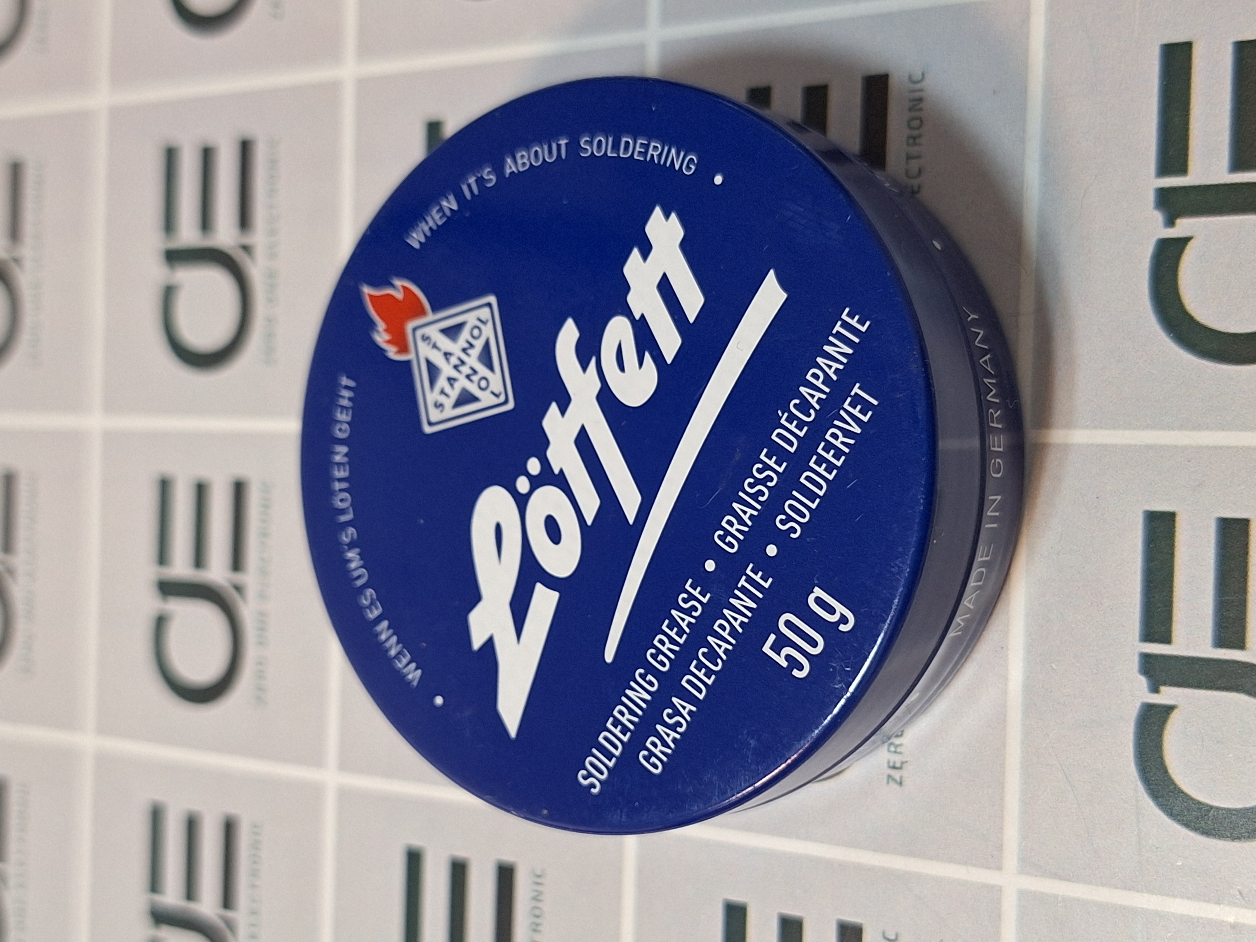 روغن لحیم آلمانی  (Lotfett) 50 گرمی