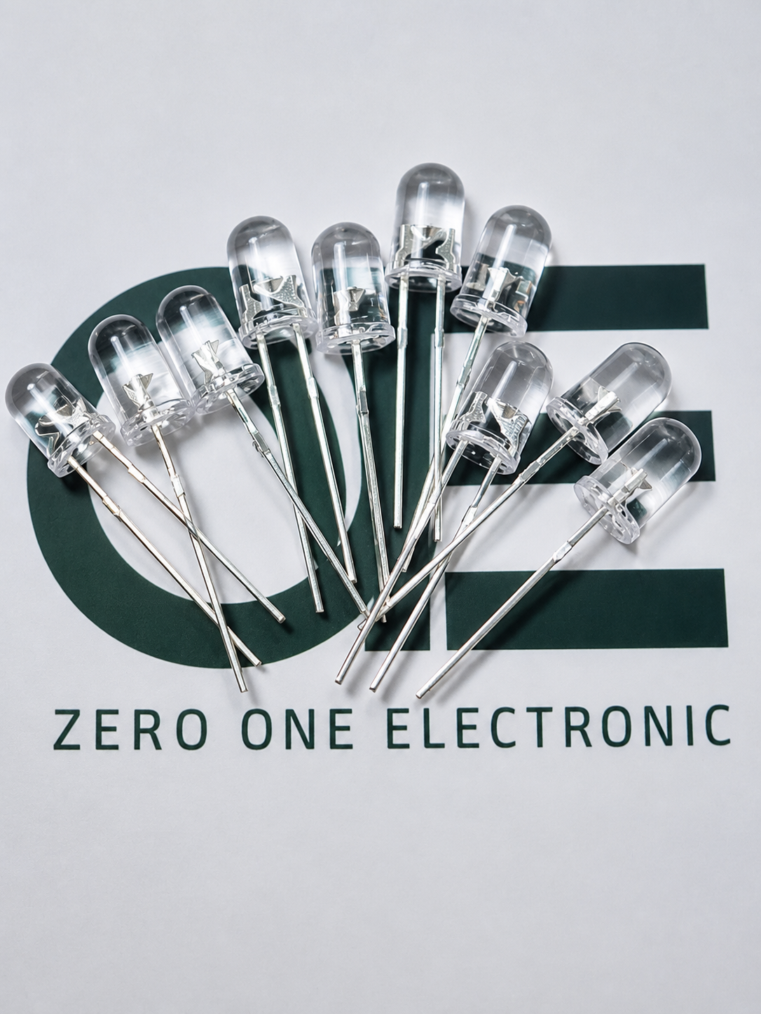 لامپ LED سفید 5mm شفاف ( HIGHE BRITHE )